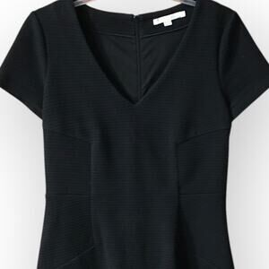 Boden Melanie Waffle Knit Black Dress - US 8L